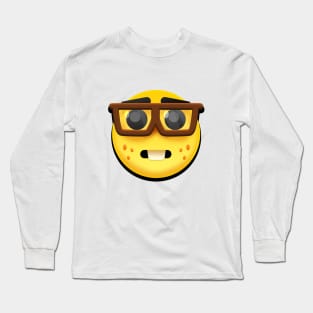 Nerd - Plain Design Long Sleeve T-Shirt